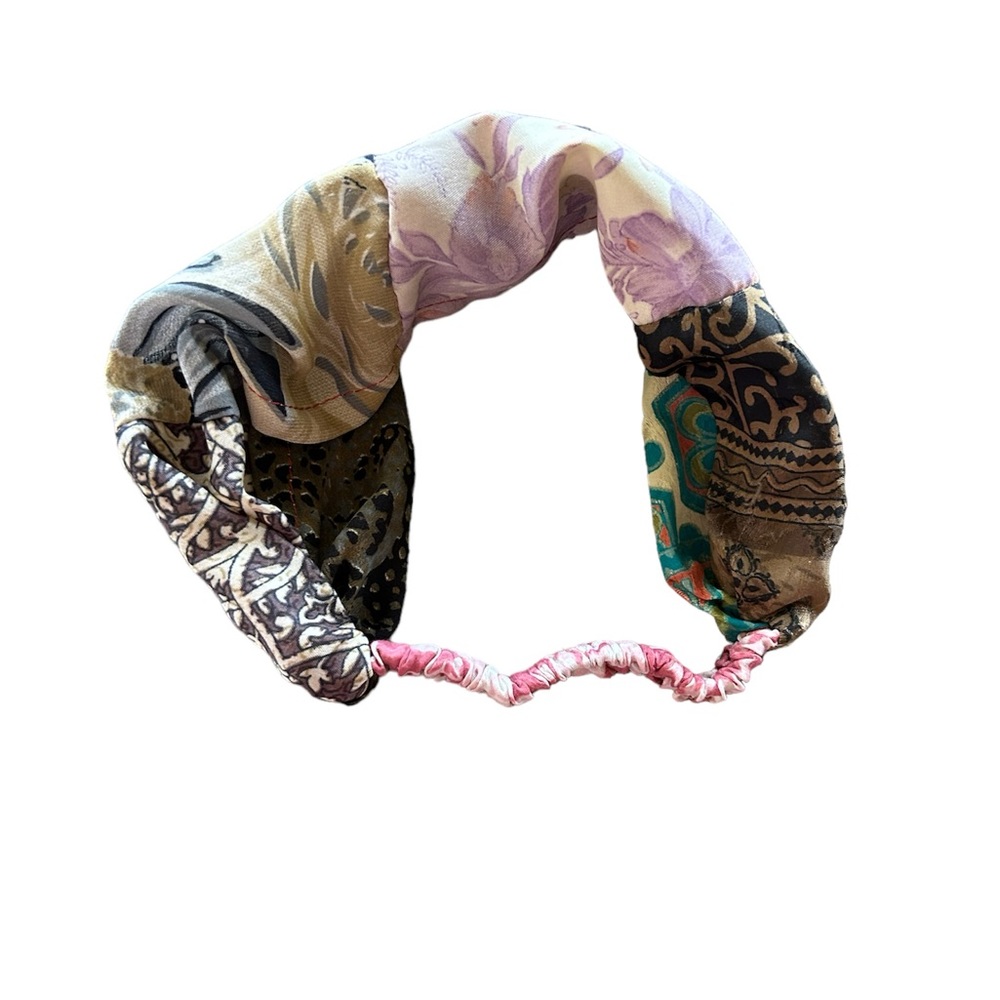 FREE GIFT W/PURCHASE OF $10+! Patchwork Patterned Fabric Stretchy Headband